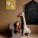 By Klipklap Kids Stol Brown