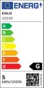 E27 Led-Z G125 4,9W, 400 lumen, 2200-6500K gult