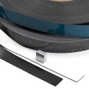Supermagneter Stålbånd 20 mm Rull 25 m   Hvit Eller Sort Metallbånd til Oppslagstavle