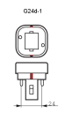 PLD kompaktlysrør 13W 840 G24d 1 2 pin 4000K   Unison