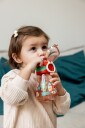Nuby Peppa Pig 2 In 1 Vannflaske 400ml Rød