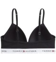 Tommy Hilfiger Cotton Fixed Foam Bra   Black   140 152