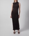 Rotate RUCHED MIDI DRESS  Beige/brun 38
