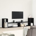  TV-benker 2 stk svart 100x30x50 cm konstruert tre 8721012496965