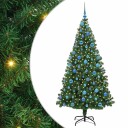  Kunstig juletre med 300 LED grønn 180 cm PVC og Stål og Plast