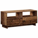 vidaXL TV benk 90 x 34.5 x 40 cm Gammelt tre Konstruert tre