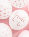 Partydeco 6 stk 30 cm Ballonger Bride to Be Ballongbukett
