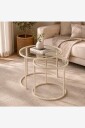 Hanah Home   Salongbordssett Lumelle   Beige