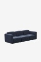 Kave Home   Modulsofa 3 seter Neom   Blå