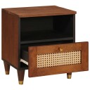  Nattbord 40 x 33 x 46 cm Solid mango tre og konstruert tre