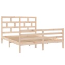 vidaXL Sengeramme heltre furu 160x200 cm