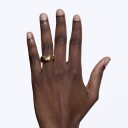 Maria Black Tryvann Ring 18 kt. Gullforgylt sølv 500482YG-50 Dame 925 sterling silver