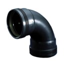 Wavin Wafix Plus Langbend PP 88,5° Ø75-110mm 75mm /