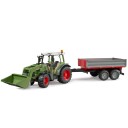 Bruder Fendt Vario 2100 Med Frontlaster Bruder Traktor Med Tilhenger 2182