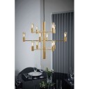 Herstal - Manola 12 Lysekrone Satin Messing Herstal
