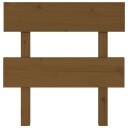 vidaXL Sengegavl honningbrun 103,5x3x81 cm heltre furu