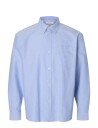 Selected Slhrlxsander Oxford Shirt Ls Noos Blue XL