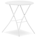 Fiam Sirio kafébord 67 cm hvit stål