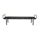 Bloomingville Mundo Benk, Sort, Metall Unoliving 1636953-01-0 1636972-01-0