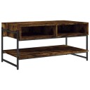  Salongbord røkt eik 90x50x45 cm konstruert tre 8721012340213