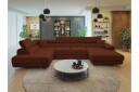 Gabina Sofa med Divan og Sjeselong 4 seter   Brun