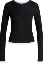 JJXX Jxhenna Str Ls Contrst Tee Jrs   BLACK   M