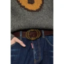 Dsquared2, Herre, Accessories, Brun, 85 CM,