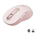 Logitech Signature M650 Trådløs Mus Rosa - 5 Knappers Ergonomisk Design med Optisk Sensor