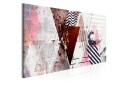 Tavle Geometric Background 1 Part Narrow 150X50 Artgeist sp. z o. o.
