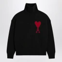 Ami Paris Herre Strikkevarer Svart XS,