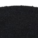  Dørmatte svart halvrund 40x60 cm tuftet kokosfiber 8721012224995