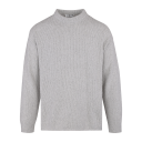 Jaques Sweater Light grey XL Teddy soft knit sweater