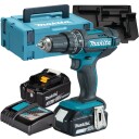 Makita DHP482RFJ Slagbormaskin 18V Med 3.0Ah batteri MBox