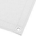  Balkongskjerm hvit 120x700 cm 100% polyester oxford 4000102