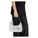 Calvin Klein Bold Ck Metallic Shoulder Bag - Silver - ONE SIZE