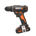 Worx WX100 Drill 20V 30Nm Med 2.0Ah batteri