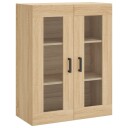  Veggskap sonoma eik 69,5x34x90 cm