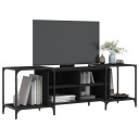 vidaXL TV-benk svart 153x37x50 cm konstruert tre 8721012193840