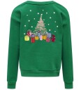Kids Only Collegegenser   KogYda   Xmas Life   Green Jakke/gave   Kids Only   5 6 år 110 116   Collegegenser   Grønn