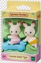 Sylvanian Families Sjokoladekanintvillingene Dukkehussfigurer Multifarget - 3 Deler