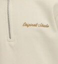 Jack & Jones Junior Antique White Jornorrebro Emb Sweat High Neck Jnr 128