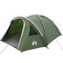 Camping Telt med tak grønn 308 x 268 x 130 cm Polyester