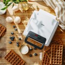1800 W vaffeljern med non stick plater og dobbel steking
