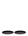 Serax Plate Dé Set/2 - Black - Ø 28 CM