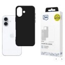 3MK Matt Mobildeksel til iPhone 16 Plus 17 cm Svart