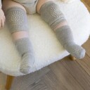 Gobabygo Dusty Blue Crawling Knebeskyttere Økologisk Frotté Bomull