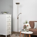 Lindby Josefin LED-uplight leselampe, nikkel