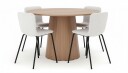Venture Home Lanzo Spisebord 120 cm med 4 Katy Spisestoler  
