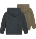 Minymo Sweat Jacket W. Hood 2 Pack   Multi/patterned   110