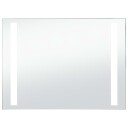 vidaXL LED-veggspeil til bad 100x60 cm